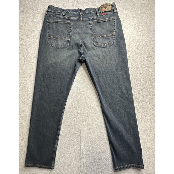 Wrangler Jeans Mens 38x30 Blue Athletic Fit Comfort Stretch Denim Casual Pants